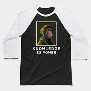 Philosopher's Monkey - Funny Baseball T-Shirt